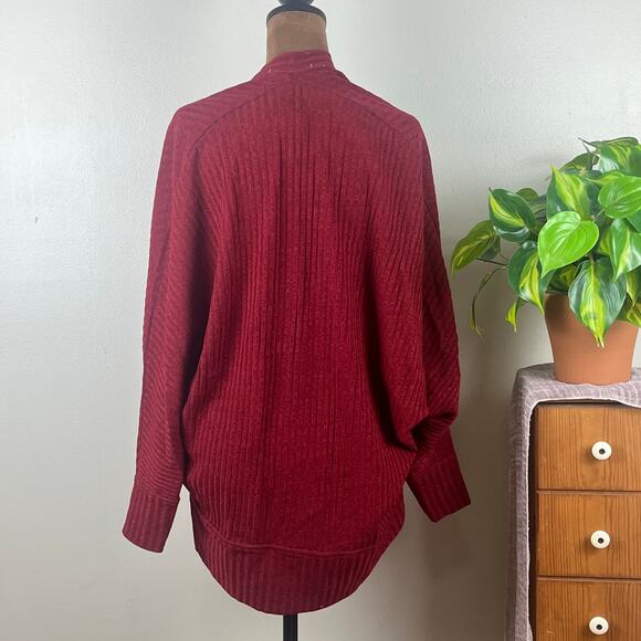 Available by Angela Fashions Red Open Cardigan Sweater Small New with tag - Picture 3 of 9